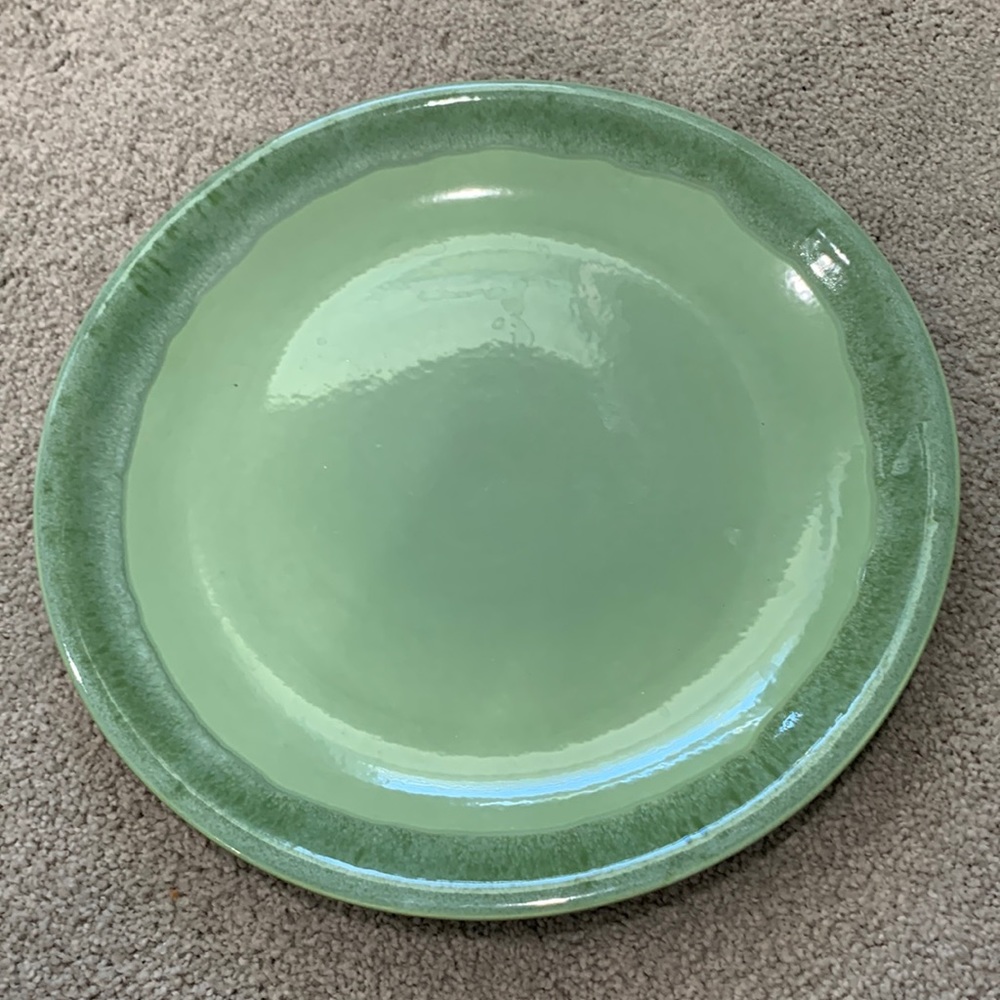 vernonware Green serving dish